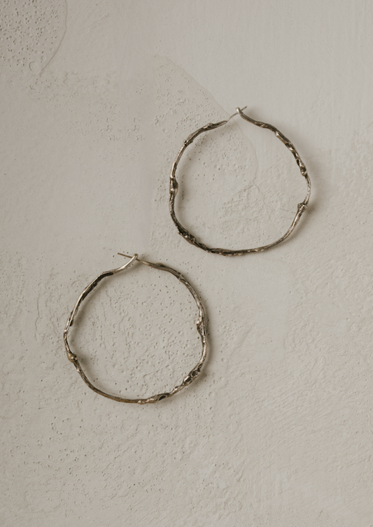 Twig Hoop Earring