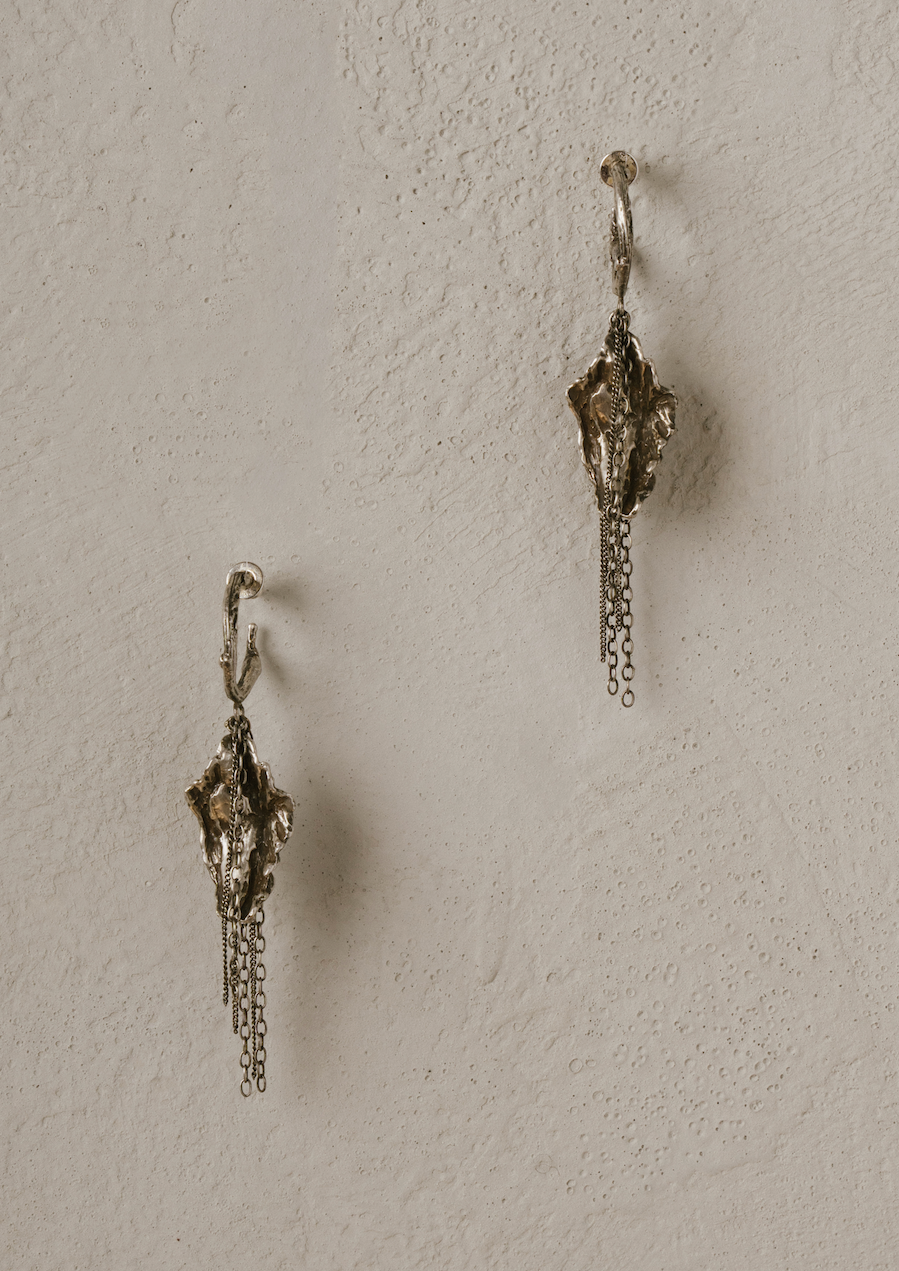 Figure Debris Earring