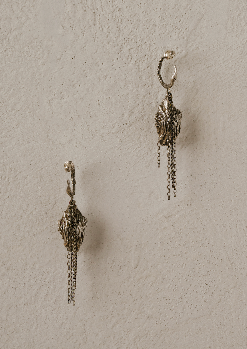 Figure Debris Earring